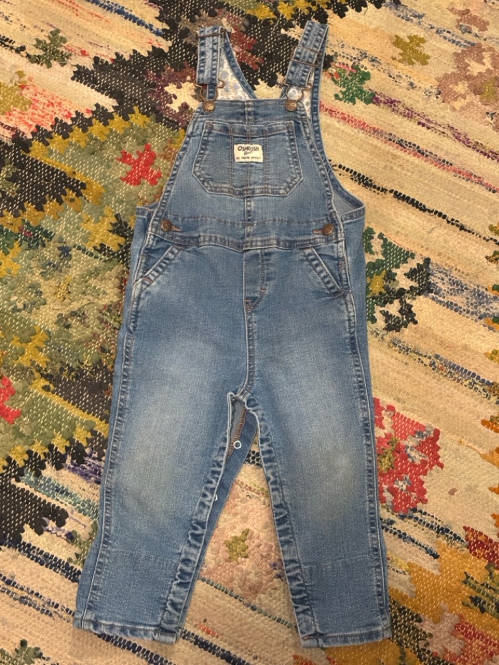 OshKosh B'gosh 24 months Classic Denim Overalls - Blue